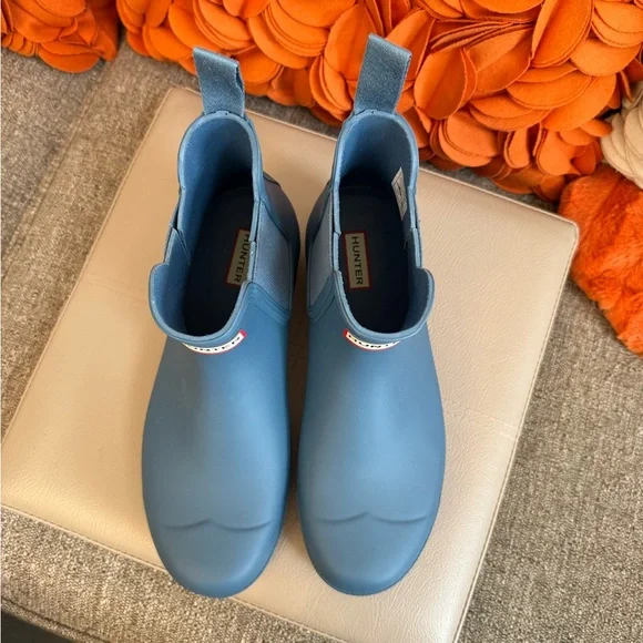 ❣️🆕HUNTER Original Chelsea Waterproof Boots in Borrowed Blue❣️ - Picture 4 of 10